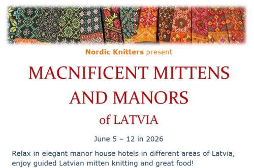 #245: Magnificent Mitten Knitting and Manors of Latvia Tour - single room