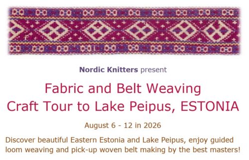 #248: Fabric and Belt Weaving Craft Tour to Lake Peipus, ESTONIA - double room
