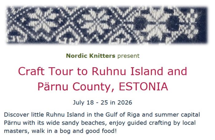 #250: Handicraft Tour to Ruhnu Island and Pärnu County, ESTONIA - double room