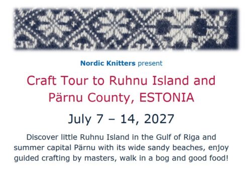 #279: Handicraft Tour to Ruhnu Island and Pärnu County, ESTONIA - single room